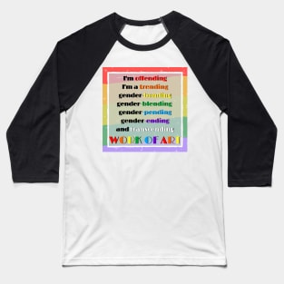 Work of Art - Everybody's Talking About Jamie Baseball T-Shirt